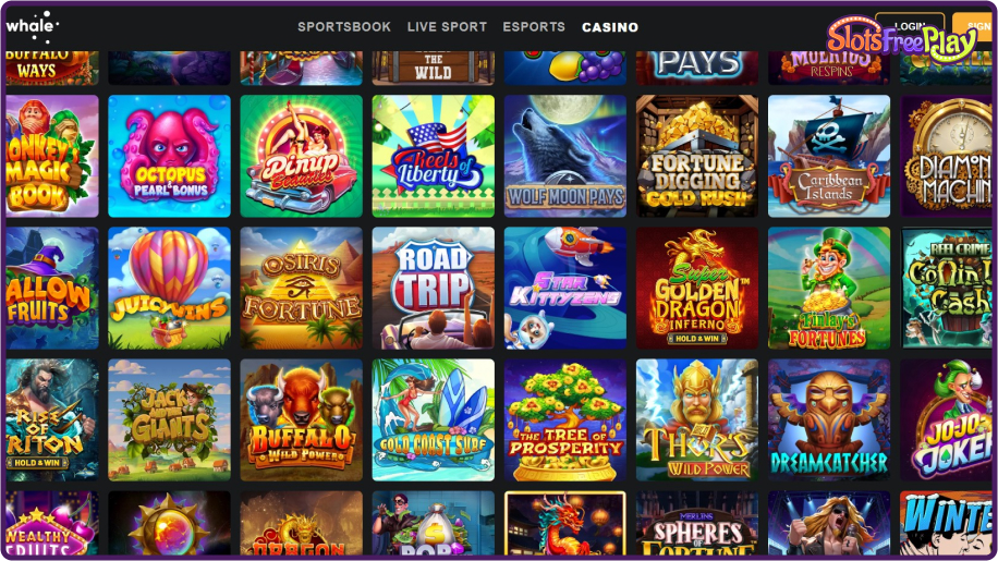 BetWhale Casino Games